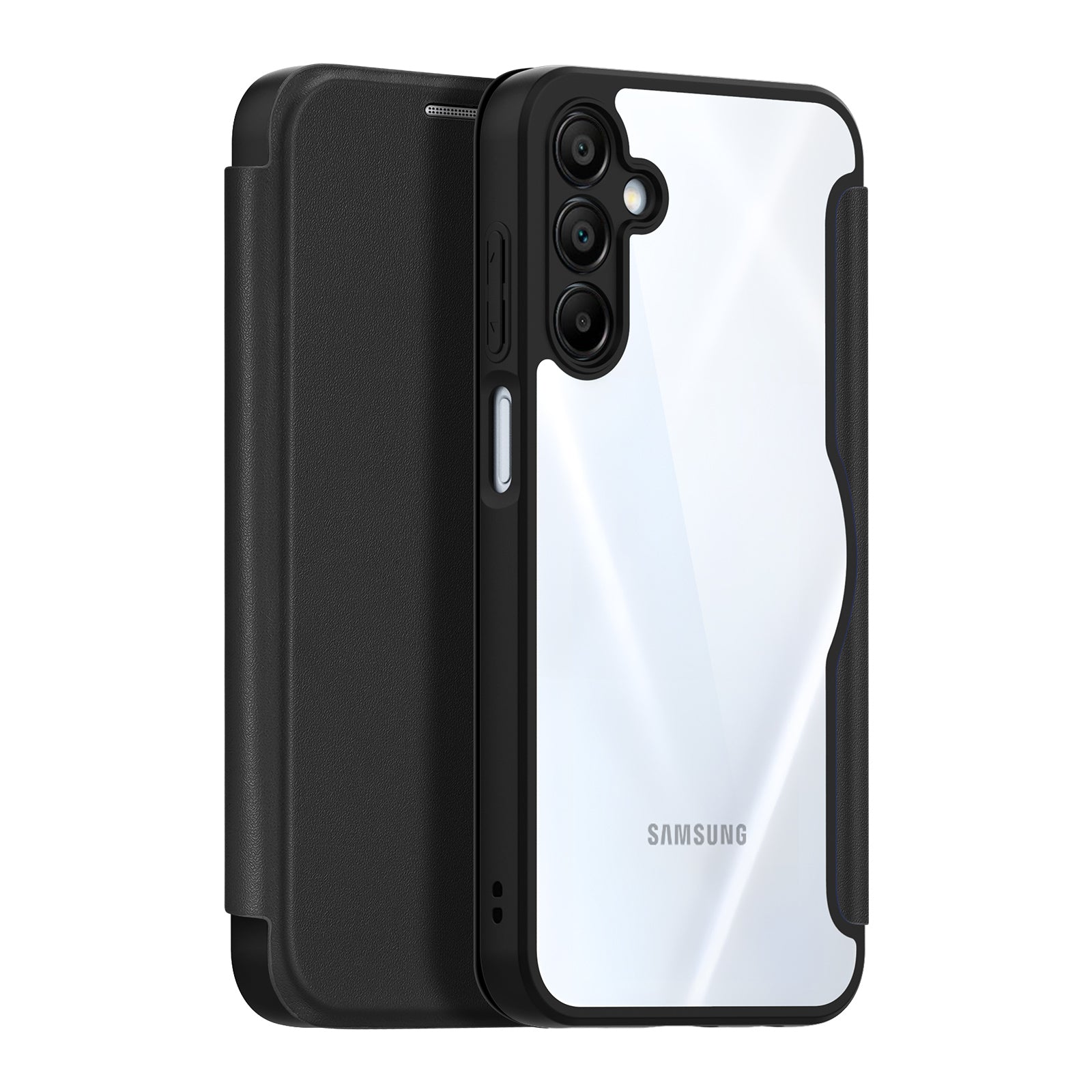 For Samsung Galaxy A16 4G / Galaxy A16 5G Case DUX DUCIS Skin X Pro Series Leather Flip Cover Stand with Card Slots - Black For Samsung Galaxy A16 4G / Galaxy A16 5G Case DUX DUCIS Skin X Pro Series Leather Flip Cover Stand with Card Slots - Black